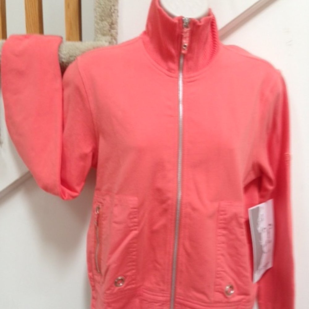 OLEG CASSINI Sport Stretch Jacket, Size S, 95% COTTON, 5% Spandex - Picture 4 of 7
